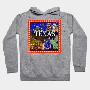 2 Traveling Dogs - Texas Hoodie